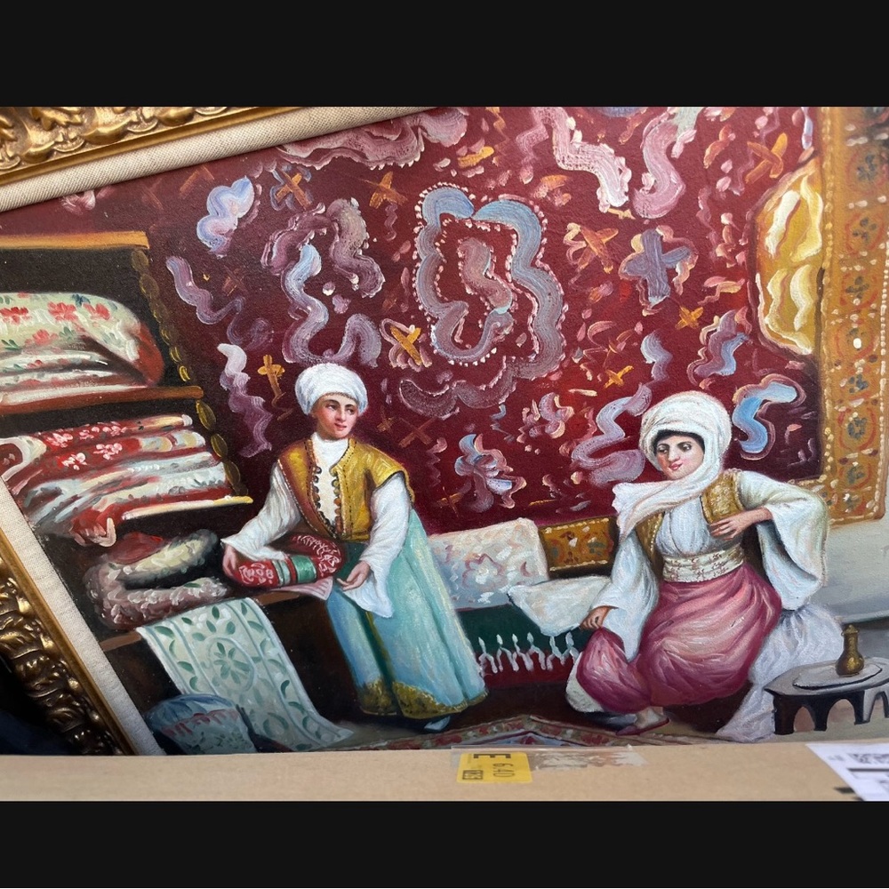 Arabian Rug Seller Paint- Hand paint - Picture 6 of 7